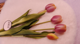 Real touch tulpen | Rose geel 43 cm