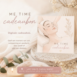 Digitale cadeaubon me time 90 min.