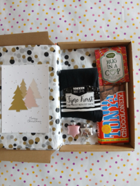 Kerstcadeautje met zwarte sokken