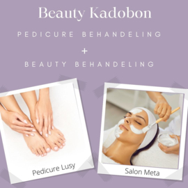 Pedicure +  Beauty behandeling | Cadeaubon