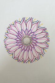 Persoonlijke mandala met boodschap