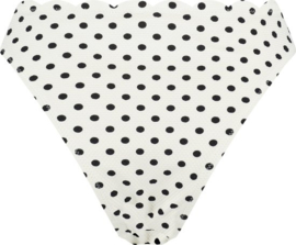 Hunkemöller Scallop Dot High Leg Bikini Bottom Off White