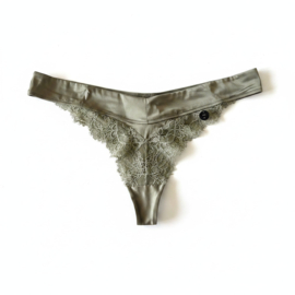 Hunkemöller Noir Cecile String Vetiver XXL