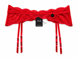 Hunkemöller Isabelle Jarretels Tango Red XL