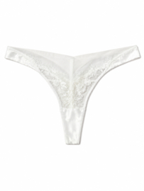 Hunkemöller Noir Akelei String Snow White L