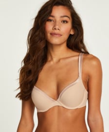 Hunkemöller Voorgevormde Satin BH Tan 70B