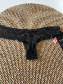 Hunkemöller V-shape Brasilian Floral Caviar-Rose L