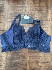 Hunkemöller Noir Collection Zara Bh Nightshadow Blue 90C