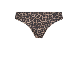 Hunkemöller Leopard Game Regular Rio Bikinislip Warm Taupe