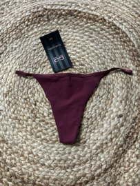 Hunkemöller Invisible T String Windsor Wine XS