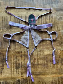 Hunkemöller Private Tara Embroidery Harness Lilac L/XL