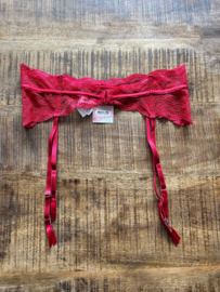 Hunkemöller Isabelle Jarretels Tango Red XL