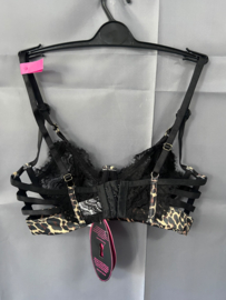 Hunkemöller Private Mitzy BH zwart leopard 70C
