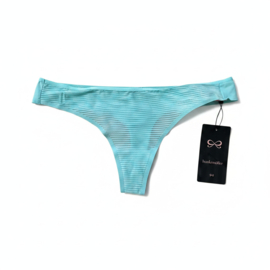 Hunkemöller Invisible String Stripe Pastel Turqoise XS