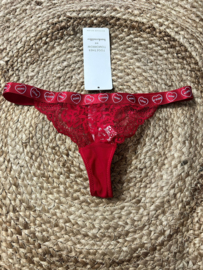 Hunkemöller Kiss String Tango Red XS