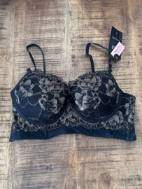 Hunkemöller Lexi Longline Bh Caviar 75C