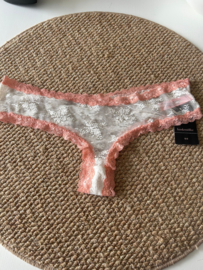 Hunkemöller V-shape Brasilian Floral Snow-Coral XL