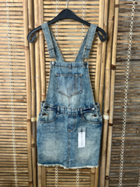 Jacqueline de Yong Denim Tuinrok – Medium Blue – Maat 34