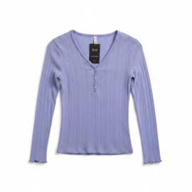 Hunkemöller Henley Pointelle Shirt Thistle Down S