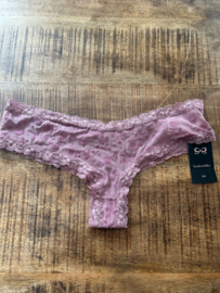 Hunkemöller V-shape Brasilian Floral Wistful Mauve L