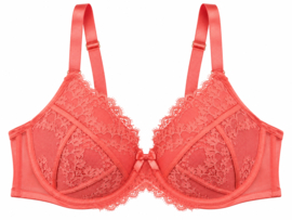 Hunkemöller Emily Pd Bh Spiced Coral 80E