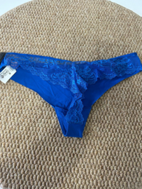 Hunkemöller Invisible Lace String Nautical Blue L
