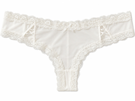 Hunkemöller Kyla V-shape Brasilian Snow White XL