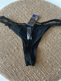Hunkemöller Nyakim Fleur String Caviar XL