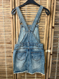 Jacqueline de Yong Denim Tuinrok – Medium Blue – Maat 34