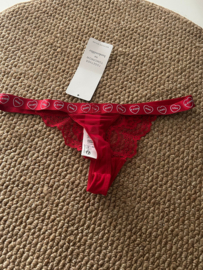 Hunkemöller Kiss String Tango Red S