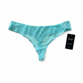 Hunkemöller Invisible String Stripe Pastel Turquoise L