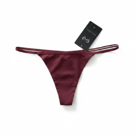 Hunkemöller Invisible T String Windsor Wine S