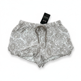 Hunkemöller Short Scallop Paisley Gardenia XXS