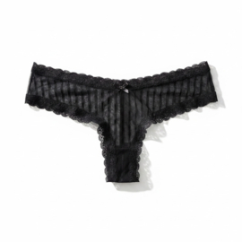 Hunkemöller V-shape Brasilian Stripe Caviar M