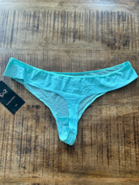 Hunkemöller Invisible String Stripe Pastel Turquoise L