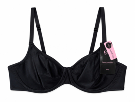 Hunkemöller Satin Fleece Bh Black 75B