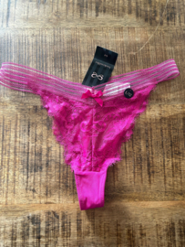 Hunkemöller Saffron String Festival Fuchsia L