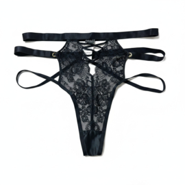 Hunkemöller Private Catherine String Caviar XL