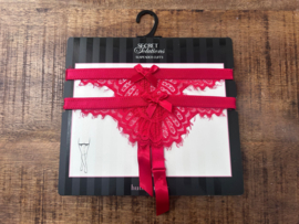 Hunkemöller Suspender Cuffs Tango Red One Size