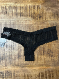 Hunkemöller V-shape Brasilian Stripe Caviar XL