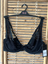 Hunkemöller Noir Mesh Essentials Up Bh Caviar 75B