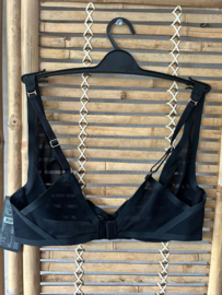 Hunkemöller Noir Mesh Essentials Up Bh Caviar 75B