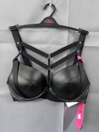 Hunkemöller Private Collection Shadow Push Up Bh Caviar 70C