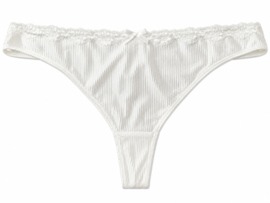 Hunkemöller Lola String Snow White XL
