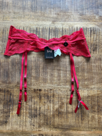 Hunkemöller Isabelle Jarretels Tango Red XL