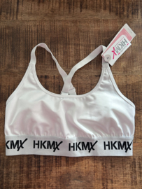 Hunkemöller Crop Logo L1 Sport bralette White M