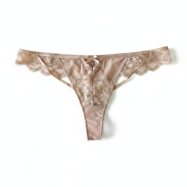 Hunkemöller Tanner String Warm Taupe M
