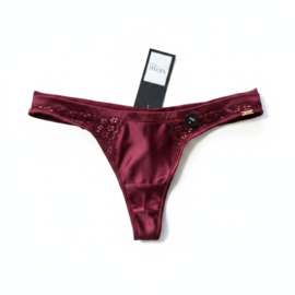 Hunkemöller Noir Collectie Lara String Cabernet XXS