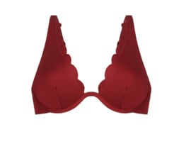 Hunkemöller Scallop Bikinitop Rhubarb