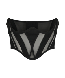 Hunkemöller Cupless Bustier Caviar